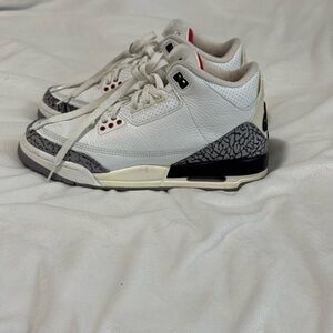 White and Gray Sneakers